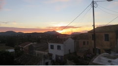 Sunset view from entrance of the house